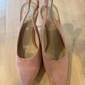 Vince Camuto Pink Suede High Heel Shoes size 9.5 BRAND NEW